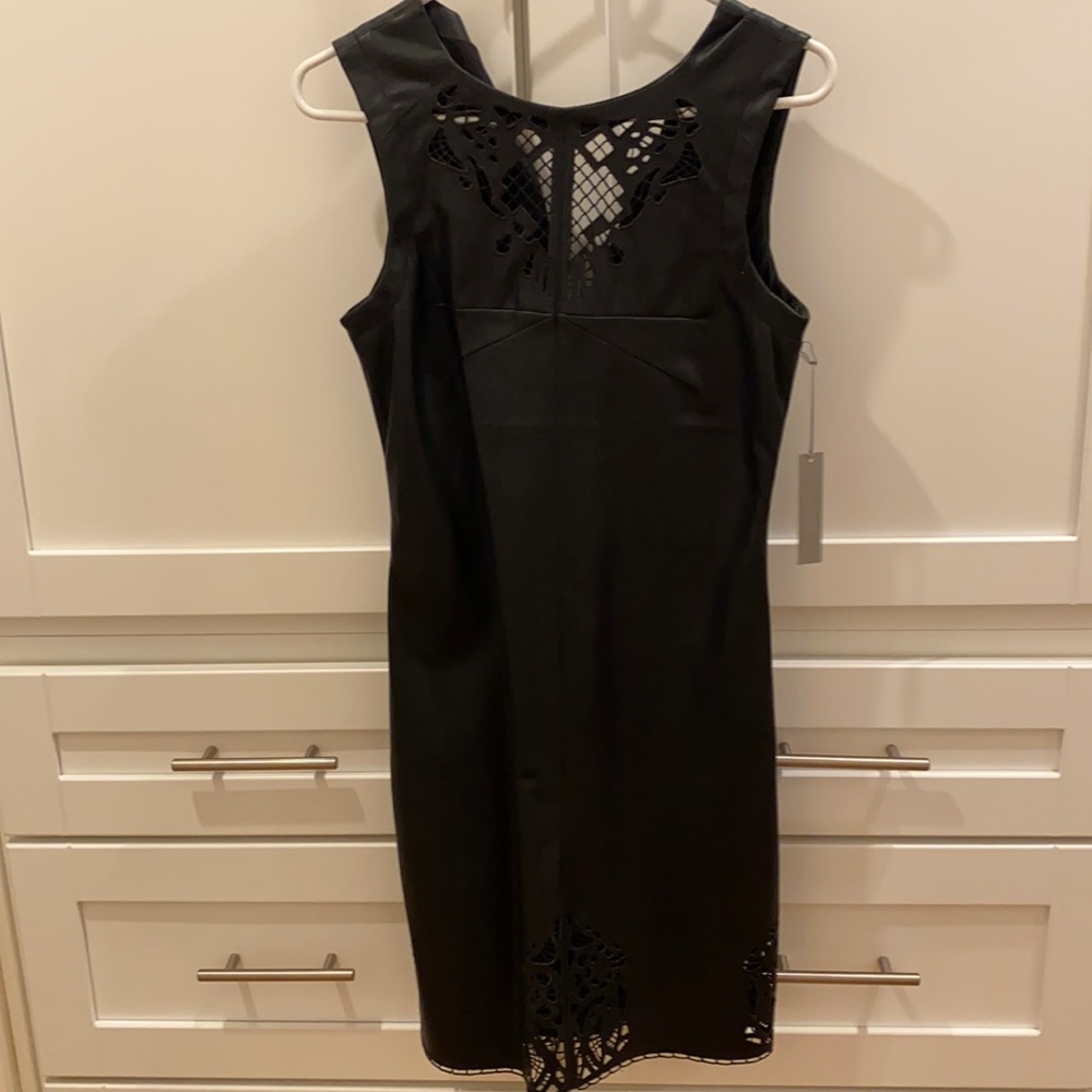 *NEW/UNWORN* Leather Black Dress by Tart